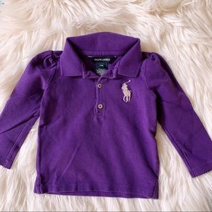 Ralph Lauren Purple Longsleeves 18mos